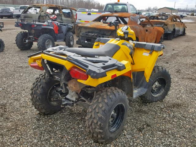 4XASEA571GA625220 - 2016 POLARIS SPORTSMAN YELLOW photo 4