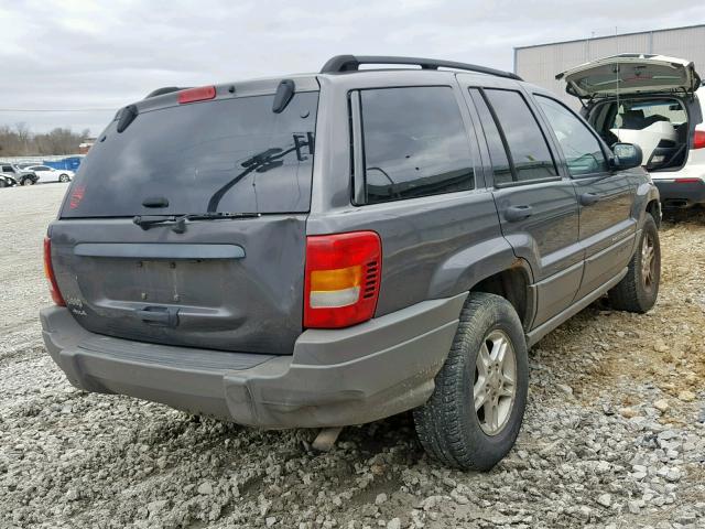 1J4GW48S92C143051 - 2002 JEEP GRAND CHER GRAY photo 4