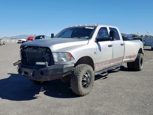 3C63DRGL4CG286335 - 2012 DODGE RAM 3500 S SILVER photo 2