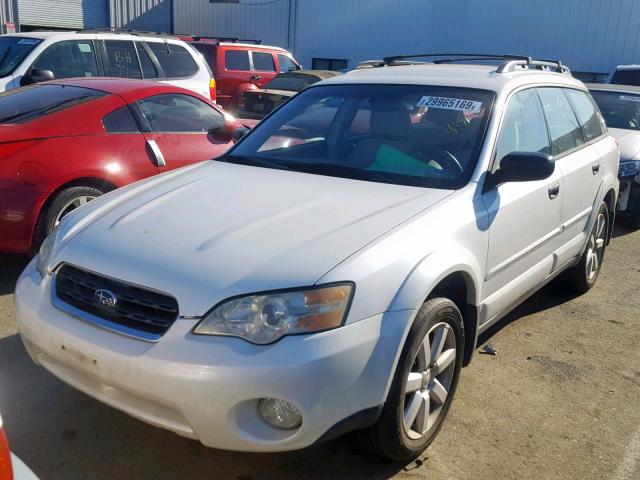 4S4BP61C967342526 - 2006 SUBARU LEGACY OUT WHITE photo 2