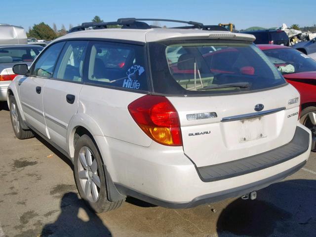 4S4BP61C967342526 - 2006 SUBARU LEGACY OUT WHITE photo 3