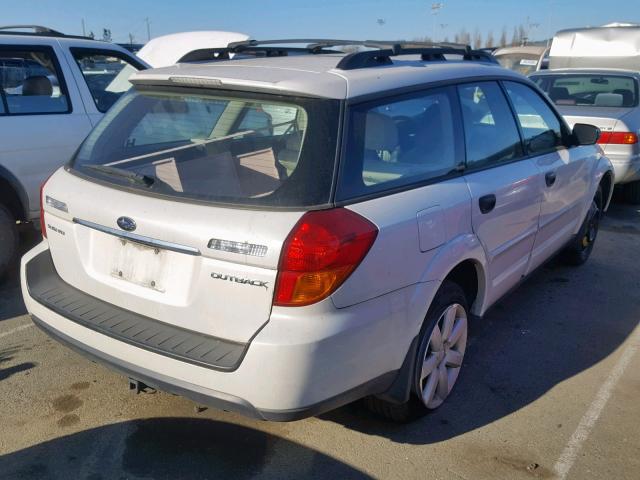 4S4BP61C967342526 - 2006 SUBARU LEGACY OUT WHITE photo 4