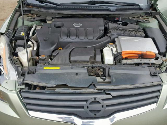 1N4CL21E57C226575 - 2007 NISSAN ALTIMA HYB GREEN photo 7