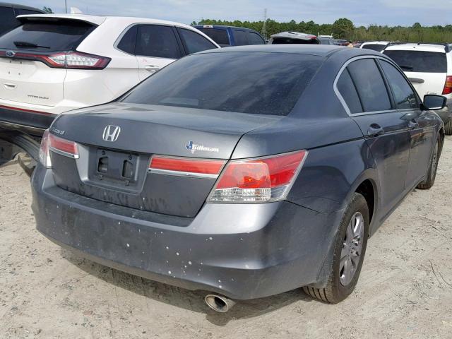 1HGCP2F43CA228900 - 2012 HONDA ACCORD LXP GRAY photo 4