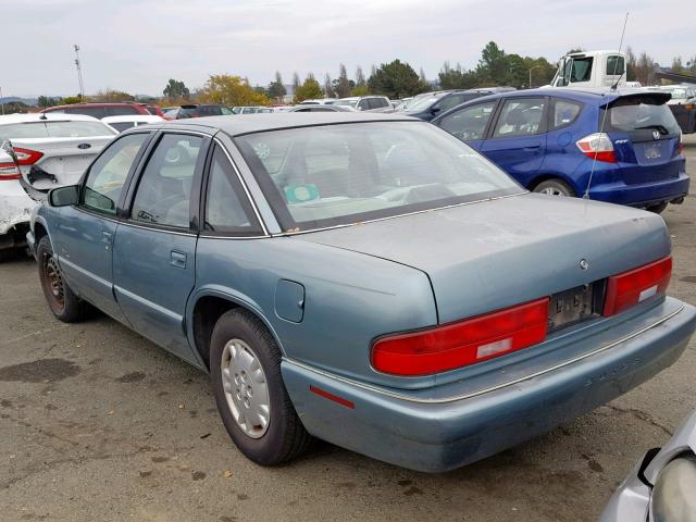 2G4WB52M3T1441806 - 1996 BUICK REGAL CUST GREEN photo 3