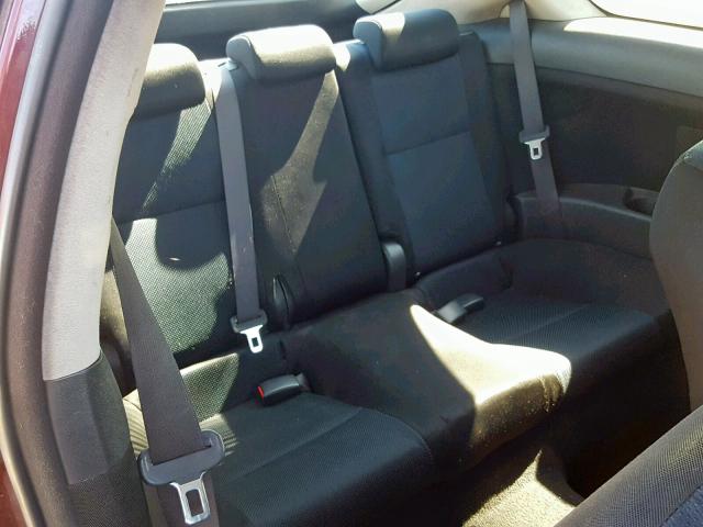 JTKDE167550044587 - 2005 TOYOTA SCION TC მუქწითელი ფოტო 6