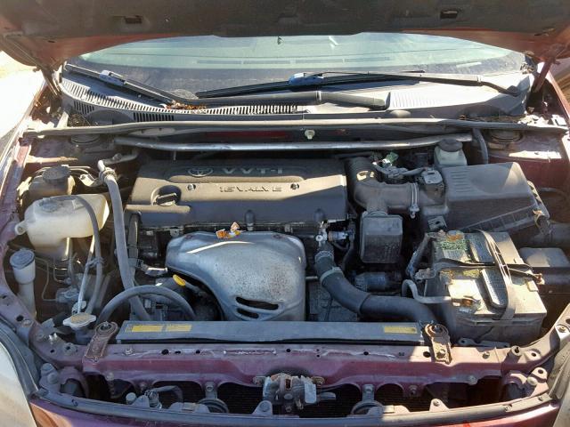 JTKDE167550044587 - 2005 TOYOTA SCION TC მუქწითელი ფოტო 7