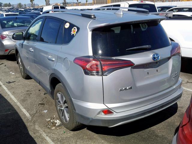 JTMRJREV1GD041172 - 2016 TOYOTA RAV4 HV XL SILVER photo 3