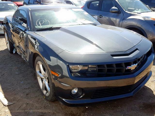 2G1FK1EJ7D9229310 - 2013 CHEVROLET CAMARO 2SS GRAY photo 1