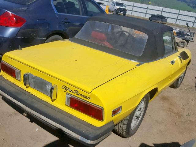 AR115410006717 - 1979 ALFA ROMEO SPIDER YELLOW photo 4