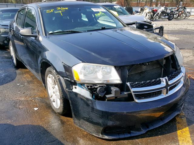 1B3BD4FB3BN546781 - 2011 DODGE AVENGER EX BLACK photo 1