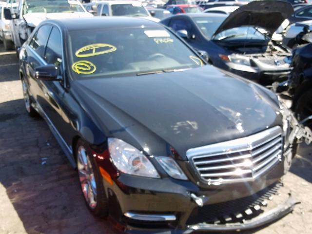 WDDHF5KB6DA720812 - 2013 MERCEDES-BENZ E 350 BLACK photo 1