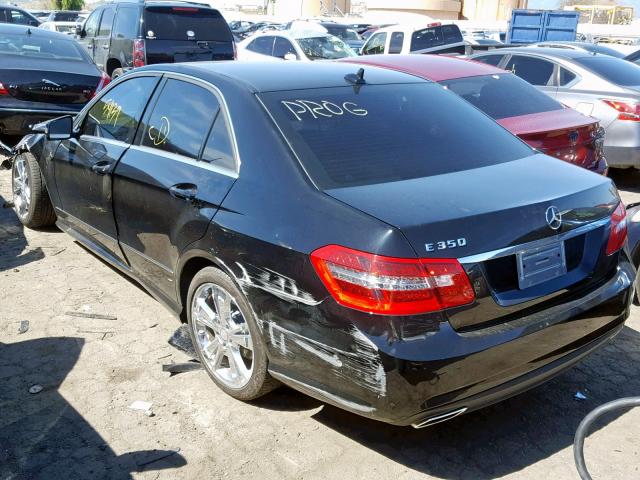 WDDHF5KB6DA720812 - 2013 MERCEDES-BENZ E 350 BLACK photo 3