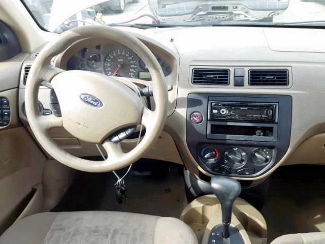 1FAFP34N65W224400 - 2005 FORD FOCUS ZX4 TAN photo 9