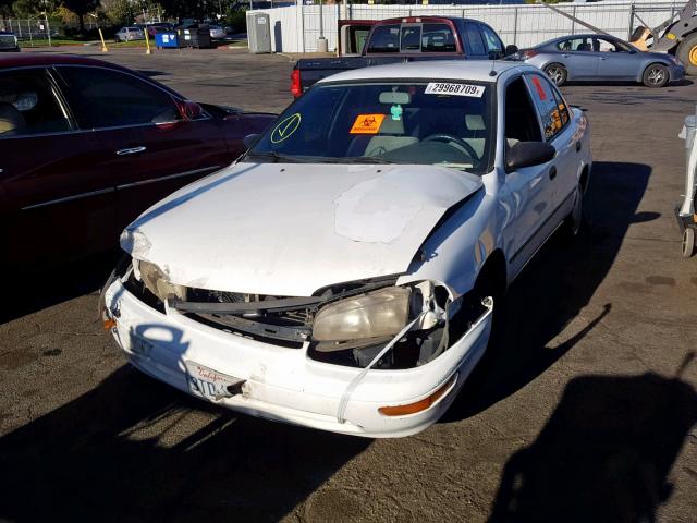 1Y1SK5268TZ009493 - 1996 GEO PRIZM BASE WHITE photo 2