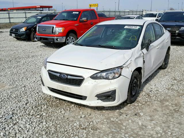 4S3GKAA66H3605099 - 2017 SUBARU IMPREZA WHITE photo 2