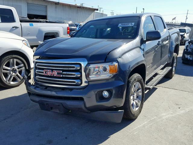 1GTG5BEA1F1209862 - 2015 GMC CANYON SLE CHARCOAL photo 2