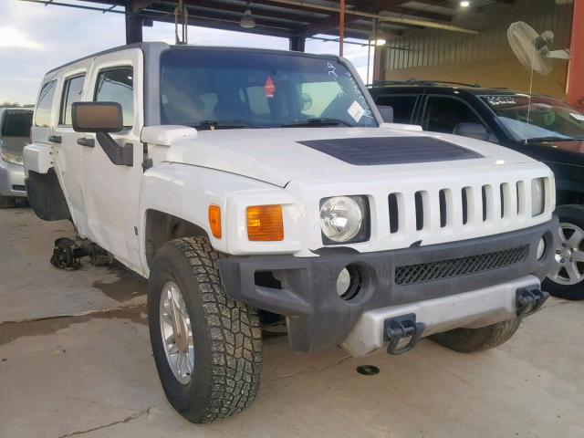 5GTEN13E088134095 - 2008 HUMMER H3 WHITE photo 1