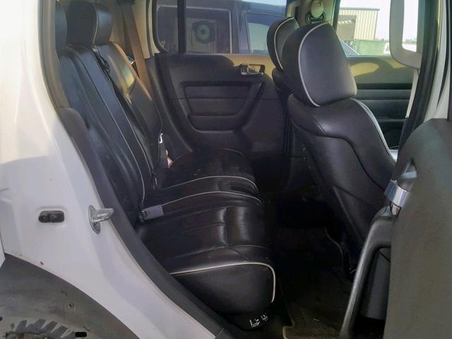 5GTEN13E088134095 - 2008 HUMMER H3 WHITE photo 6