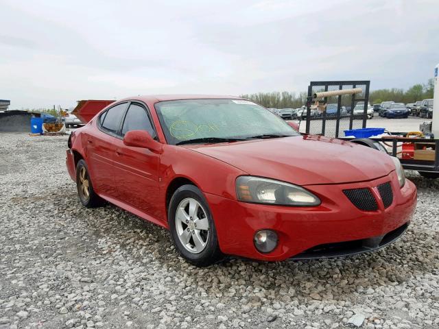 2G2WP552081109060 - 2008 PONTIAC GRAND PRIX RED photo 1