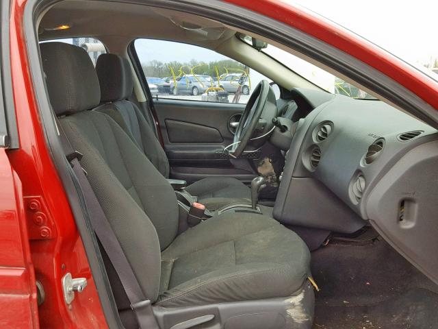 2G2WP552081109060 - 2008 PONTIAC GRAND PRIX RED photo 5