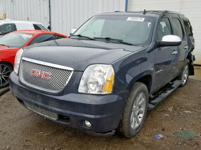 1GKFK63828J199989 - 2008 GMC YUKON DENA CHARCOAL photo 2