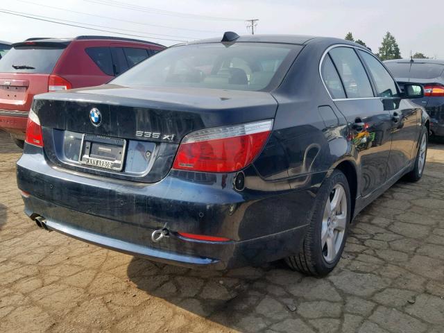 WBANV93528CZ65999 - 2008 BMW 535 XI BLACK photo 4