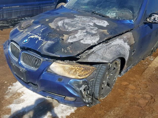 WBAPL33599A404837 - 2009 BMW 335 XI BLUE photo 9