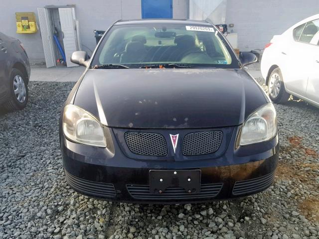 1G2AL15F377301057 - 2007 PONTIAC G5 BLACK photo 9