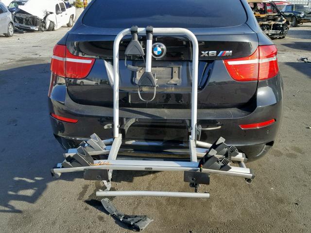 5YMGZ0C5XALK13086 - 2010 BMW X6 M BLACK photo 9