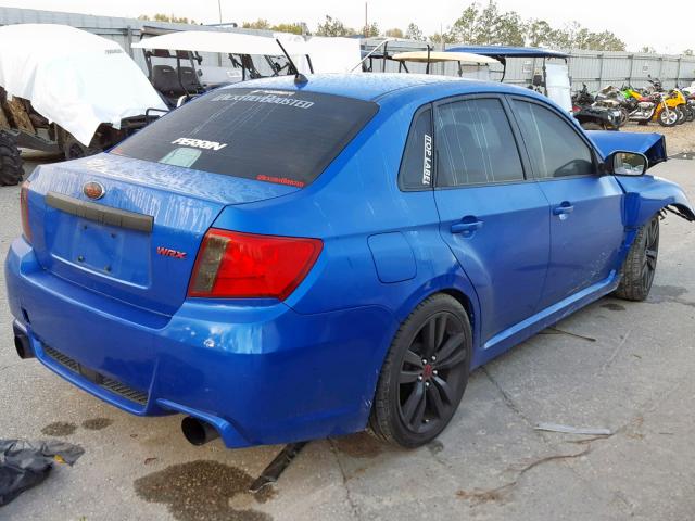 JF1GV7E68BG523997 - 2011 SUBARU IMPREZA WR BLUE photo 4