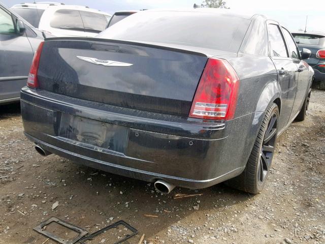 2C3LA73W38H225558 - 2008 CHRYSLER 300C SRT-8 BLACK photo 4