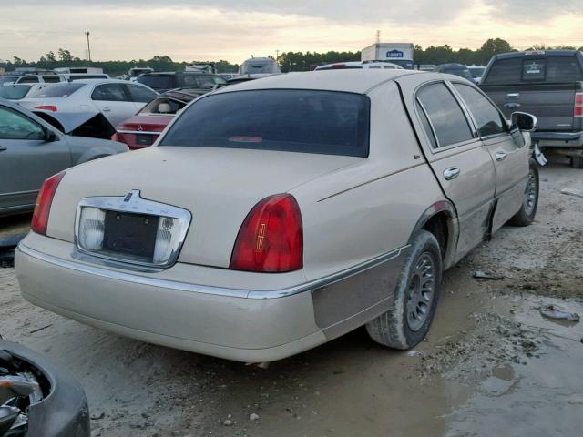 1LNHM83W22Y666685 - 2002 LINCOLN TOWN CAR C BEIGE photo 4