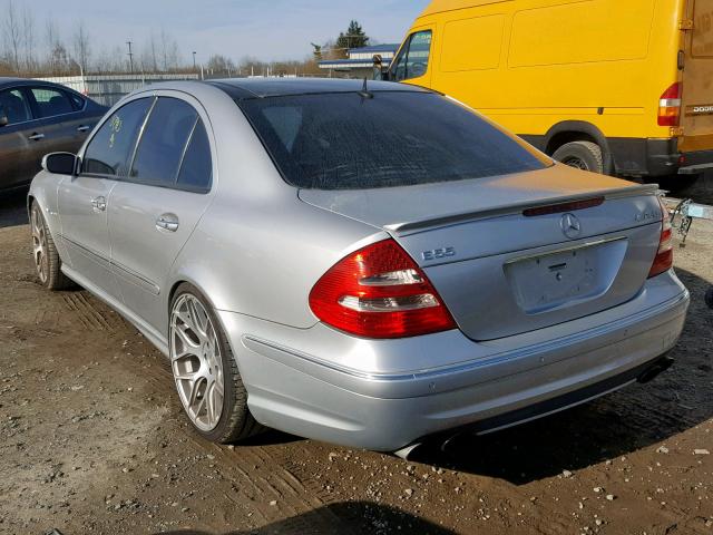 WDBUF76J24A422407 - 2004 MERCEDES-BENZ E 55 AMG SILVER photo 3