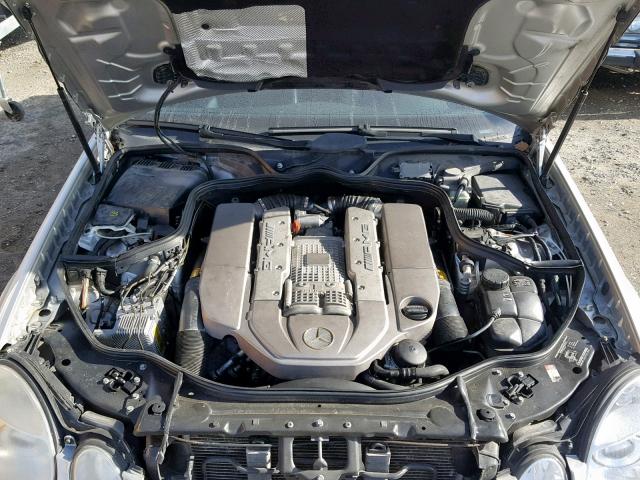 WDBUF76J24A422407 - 2004 MERCEDES-BENZ E 55 AMG SILVER photo 7