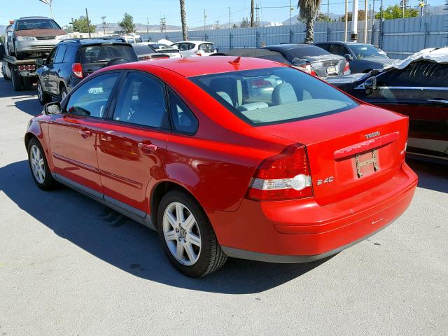 YV1MS382942006144 - 2004 VOLVO S40 2.4I RED photo 3