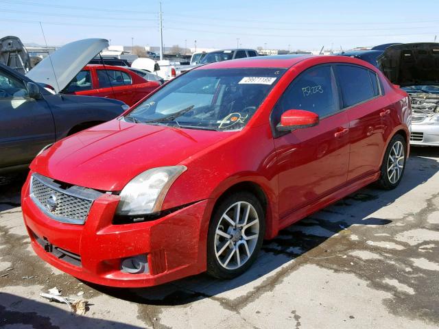 3N1CB61EX7L694085 - 2007 NISSAN SENTRA SE- RED photo 2