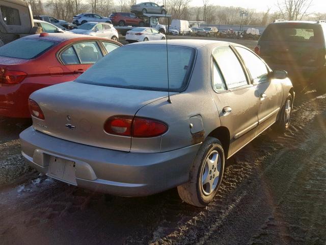 1G1JC524927188495 - 2002 CHEVROLET CAVALIER B TAN photo 4