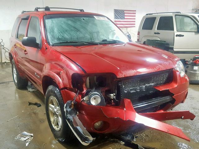 1FMCU96H66KB68110 - 2006 FORD ESCAPE HEV RED photo 1