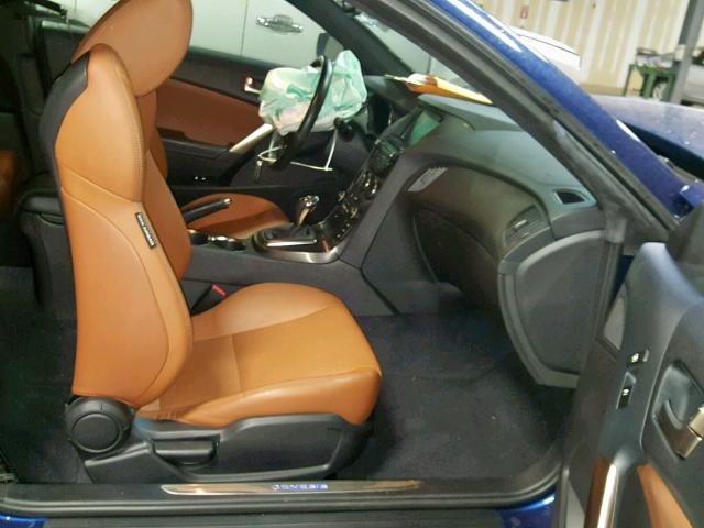 KMHHU6KJ2FU126647 - 2015 HYUNDAI GENESIS CO BLUE photo 5