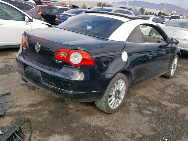 WVWBA7AH2AV017695 - 2010 VOLKSWAGEN EOS TURBO BLACK photo 4