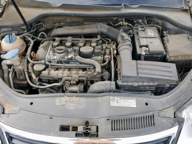 WVWBA7AH2AV017695 - 2010 VOLKSWAGEN EOS TURBO BLACK photo 7