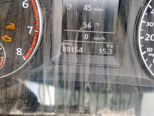 WVWBA7AH2AV017695 - 2010 VOLKSWAGEN EOS TURBO BLACK photo 8