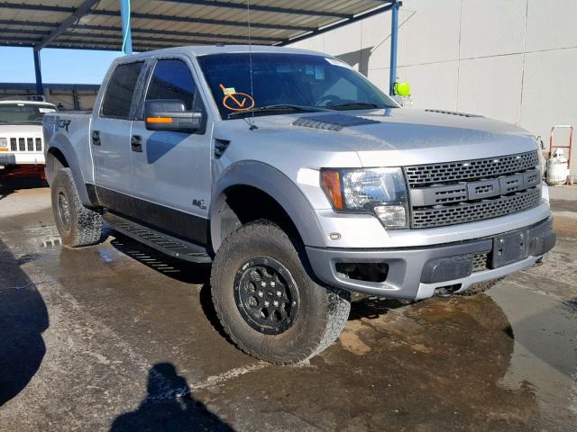 1FTFW1R66CFB01809 - 2012 FORD F150 SVT R SILVER photo 1