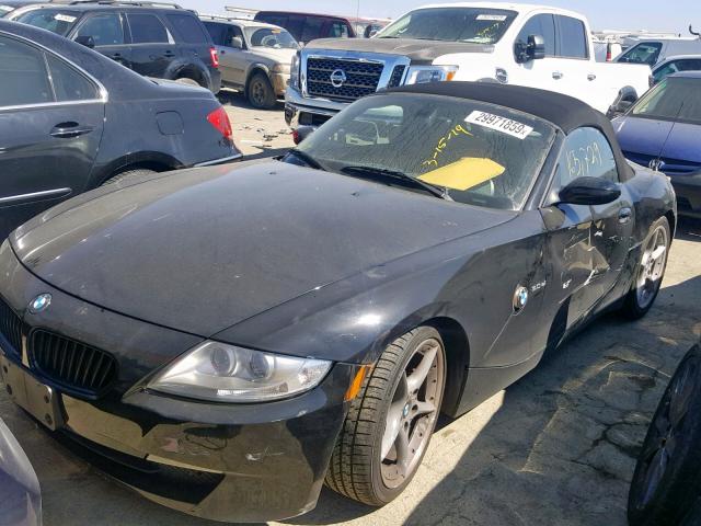 4USBU53526LX01254 - 2006 BMW Z4 3.0SI BLACK photo 2