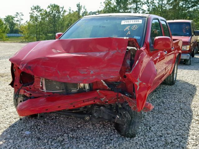 1GCDSCF94C8166627 - 2012 CHEVROLET COLORADO L RED photo 2