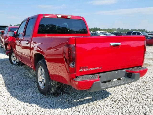 1GCDSCF94C8166627 - 2012 CHEVROLET COLORADO L RED photo 3