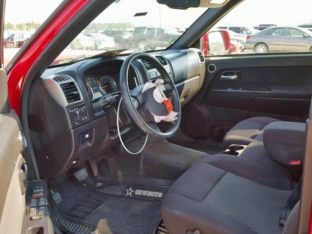 1GCDSCF94C8166627 - 2012 CHEVROLET COLORADO L RED photo 9