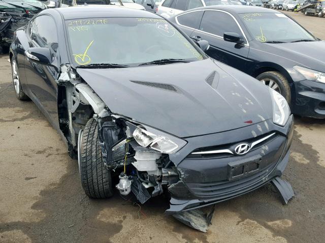 KMHHT6KJ3FU125428 - 2015 HYUNDAI GENESIS CO BLACK photo 1