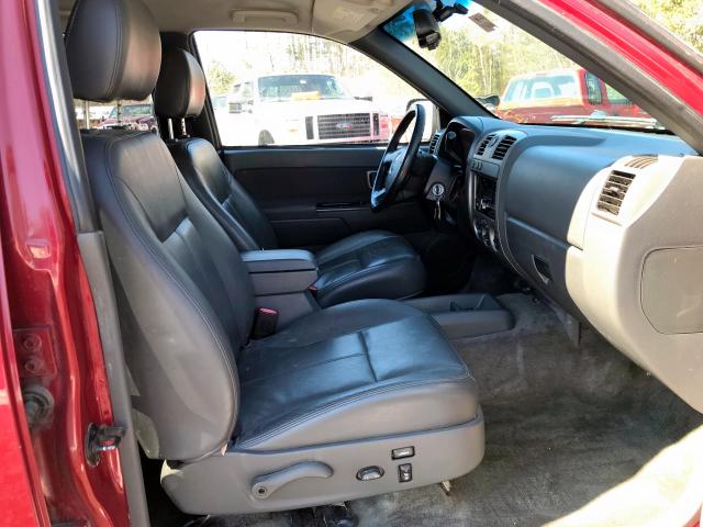 1GTDT136148188758 - 2004 GMC CANYON RED photo 5